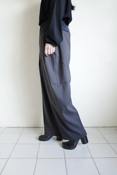 画像9: IFMEH       Bicolor curve pants・ gray × (bicolor) navy