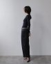 画像9: IFMEH       Bicolor curve pants・black× (bicolor) gray (9)