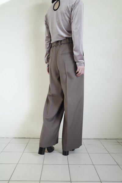 画像17: IFMEH       Gabardline tack trousers・ olive