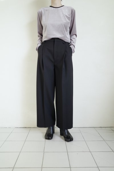 画像18: IFMEH       Gabardline tack trousers・ black