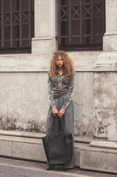 画像14: SUÉSADA       L/S Polo Shirt・gray