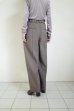 画像13: IFMEH       Gabardline tack trousers・ olive (13)