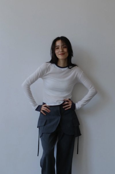 画像3: IFMEH       Twin-layer tops・white