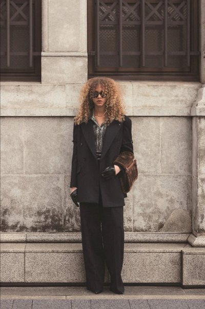 画像16: SUÉSADA       Cashmerewool Breasted Jacket・navy