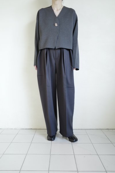 画像11: IFMEH       Rónde knit jacket・gray