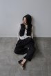 画像2: IFMEH       Bicolor curve pants・black× (bicolor) gray (2)