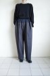 画像12: IFMEH       Bicolor curve pants・ gray × (bicolor) navy (12)