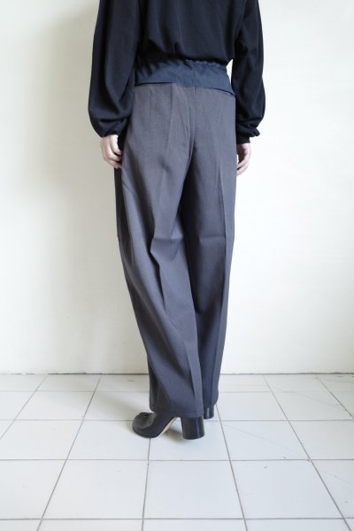 画像10: IFMEH       Bicolor curve pants・ gray × (bicolor) navy