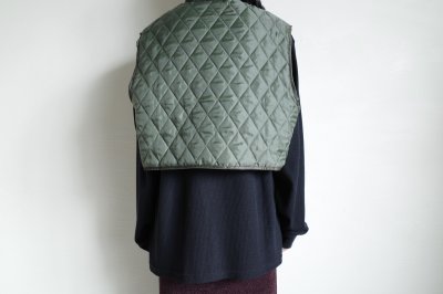 画像10: IFMEH       Quilting short vest・khaki