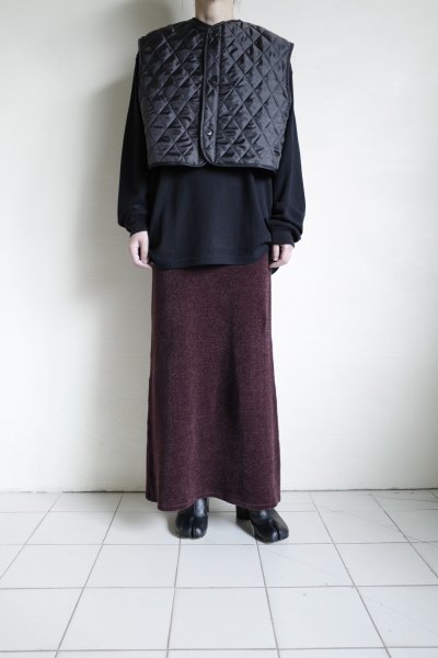 画像15: IFMEH       Quilting short vest・black