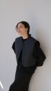 画像2: IFMEH       Quilting short vest・black (2)