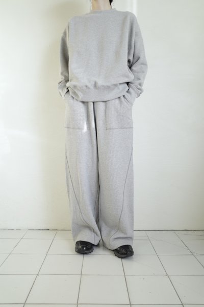 画像9: Dulcamara　　　　　　ランダムバックパイルバギーパンツ・ヘザーグレイ