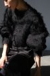 画像13: IFMEH       Shaggy knit tops・black (13)