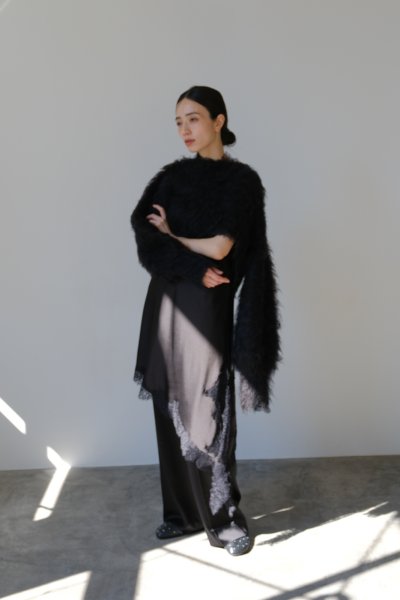 画像9: IFMEH       Shaggy knit tops・black