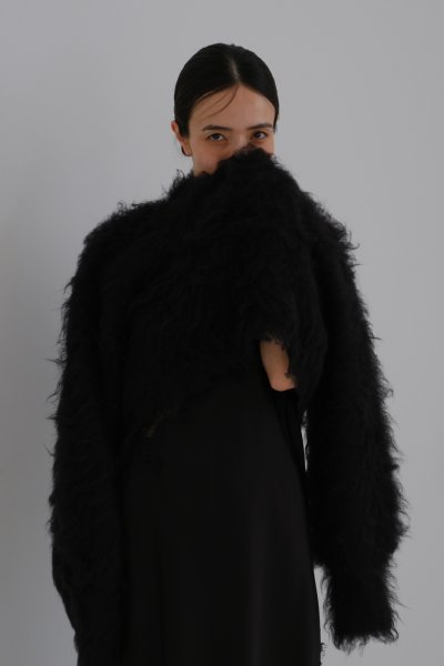 画像8: IFMEH       Shaggy knit tops・black