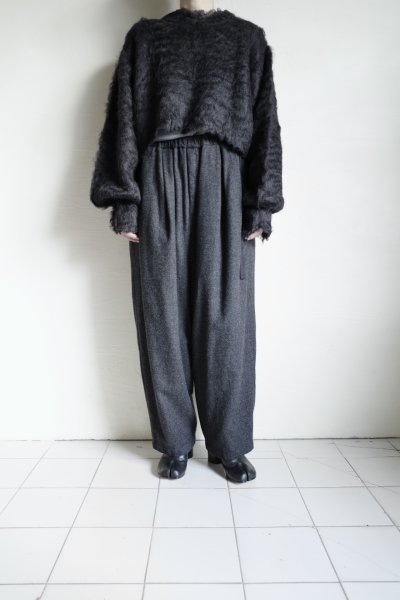 画像19: IFMEH       Shaggy knit tops・black