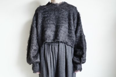 画像16: IFMEH       Shaggy knit tops・black
