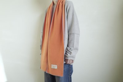 画像5: RELAX FIT       リラックスフィット ”FLEECE MUFFLER MINNEAPOLIS”・オレンジ×グリーン
