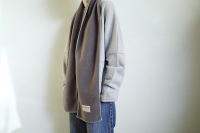画像5: RELAX FIT       リラックスフィット ”FLEECE MUFFLER MINNEAPOLIS”・ミリタリーグリーン×クリーム
