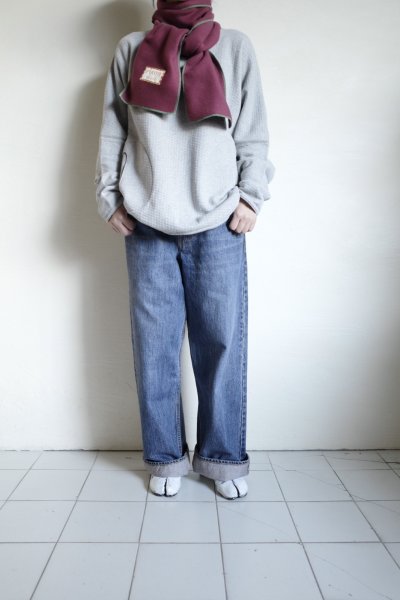 画像6: RELAX FIT       リラックスフィット ”FLEECE MUFFLER MINNEAPOLIS”・バーガンディ×グリーン