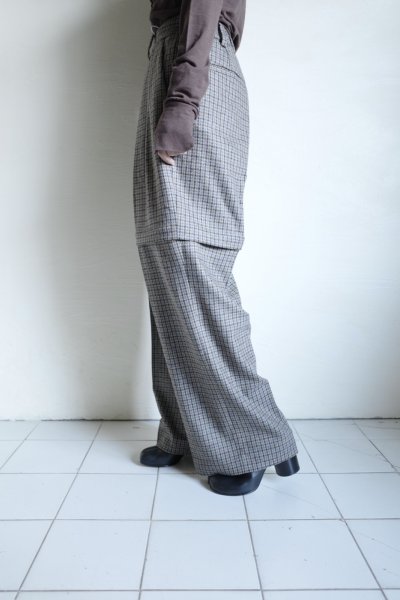 画像19: Mediam       Check Removable Pants・Gun club Check