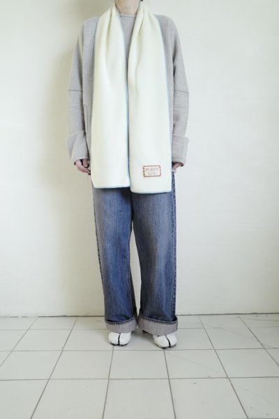 画像4: RELAX FIT       リラックスフィット ”FLEECE MUFFLER MINNEAPOLIS”・レモン×スカイブルー