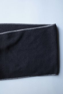 他の写真1: RELAX FIT       リラックスフィット ”FLEECE MUFFLER MINNEAPOLIS”・ブラック×クリーム