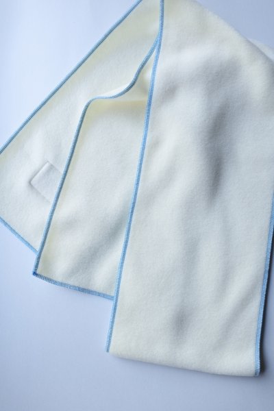 画像2: RELAX FIT       リラックスフィット ”FLEECE MUFFLER MINNEAPOLIS”・レモン×スカイブルー