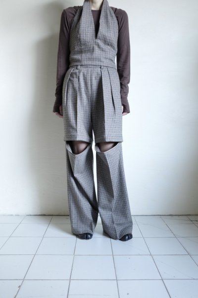 画像26: Mediam       Check Removable Pants・Gun club Check