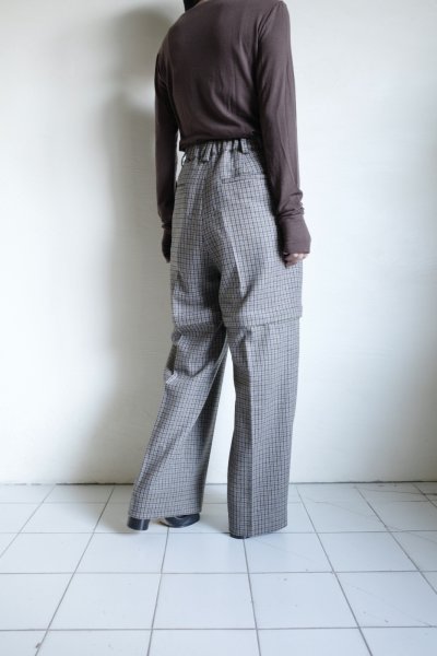 画像24: Mediam       Check Removable Pants・Gun club Check