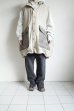 画像17: blackmeans irregular       オーバーサイズパデットスリーブレスコート・BEIGE (17)