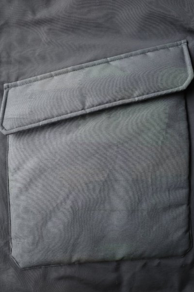 画像3: blackmeans irregular       オーバーサイズパデットスリーブレスコート・BLACK