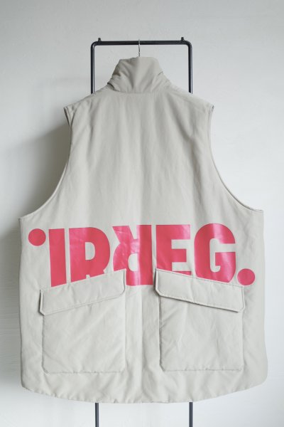 画像5: blackmeans irregular       オーバーサイズパデットスリーブレスコート・BEIGE