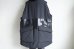 画像13: blackmeans irregular       オーバーサイズパデットスリーブレスコート・BLACK (13)