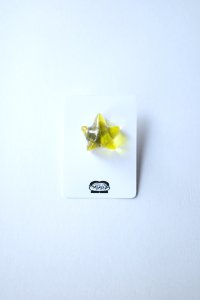 mahana       star earrings・clear yellow big