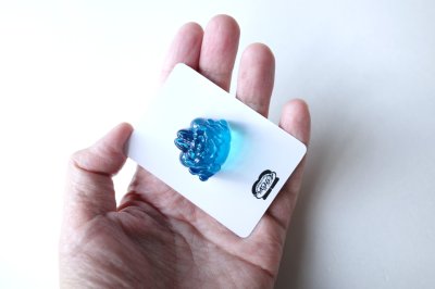 画像3: mahana       frog earrings・clear  blue big