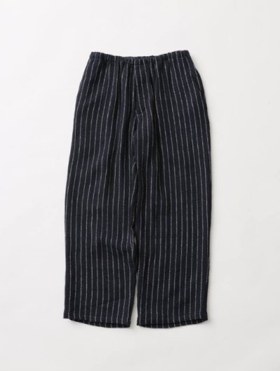 画像3: FOLL       khadi cotton stripe pants・navy