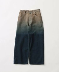 FOLL       indigo layer dye wardrobe jeans・camel