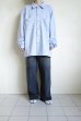 画像15: FOLL       superfine cotton sweat shirt blouson・blue (15)