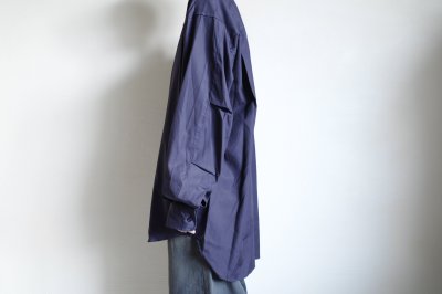 画像8: FOLL       washed broad daily shirt・navy