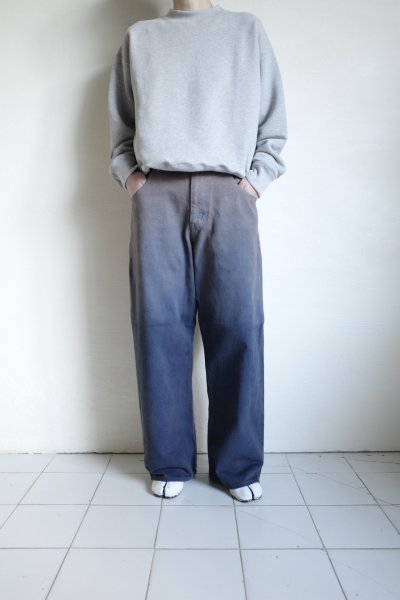 画像13: FOLL       indigo layer dye wardrobe jeans・brown