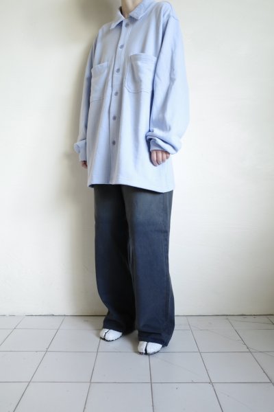 画像16: FOLL       superfine cotton sweat shirt blouson・blue