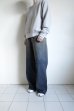 画像15: FOLL       indigo layer dye wardrobe jeans・camel (15)