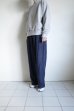 画像13: FOLL       khadi cotton stripe pants・navy (13)