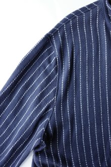 他の写真3: FOLL       khadi cotton stripe jacket・navy