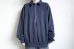 画像11: FOLL       superfine cotton sweat halfzip・navy (11)