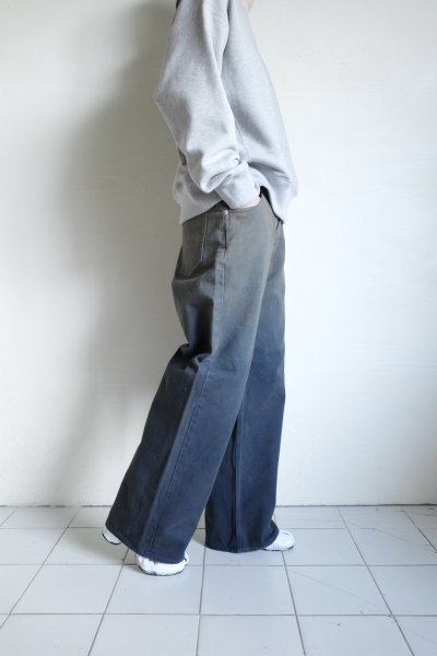 画像16: FOLL       indigo layer dye wardrobe jeans・camel