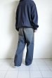 画像17: FOLL       superfine cotton sweat halfzip・navy (17)