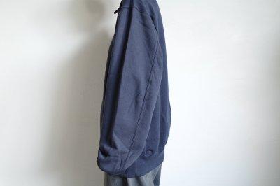 画像12: FOLL       superfine cotton sweat halfzip・navy