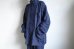 画像18: FOLL       khadi cotton stripe jacket・navy (18)